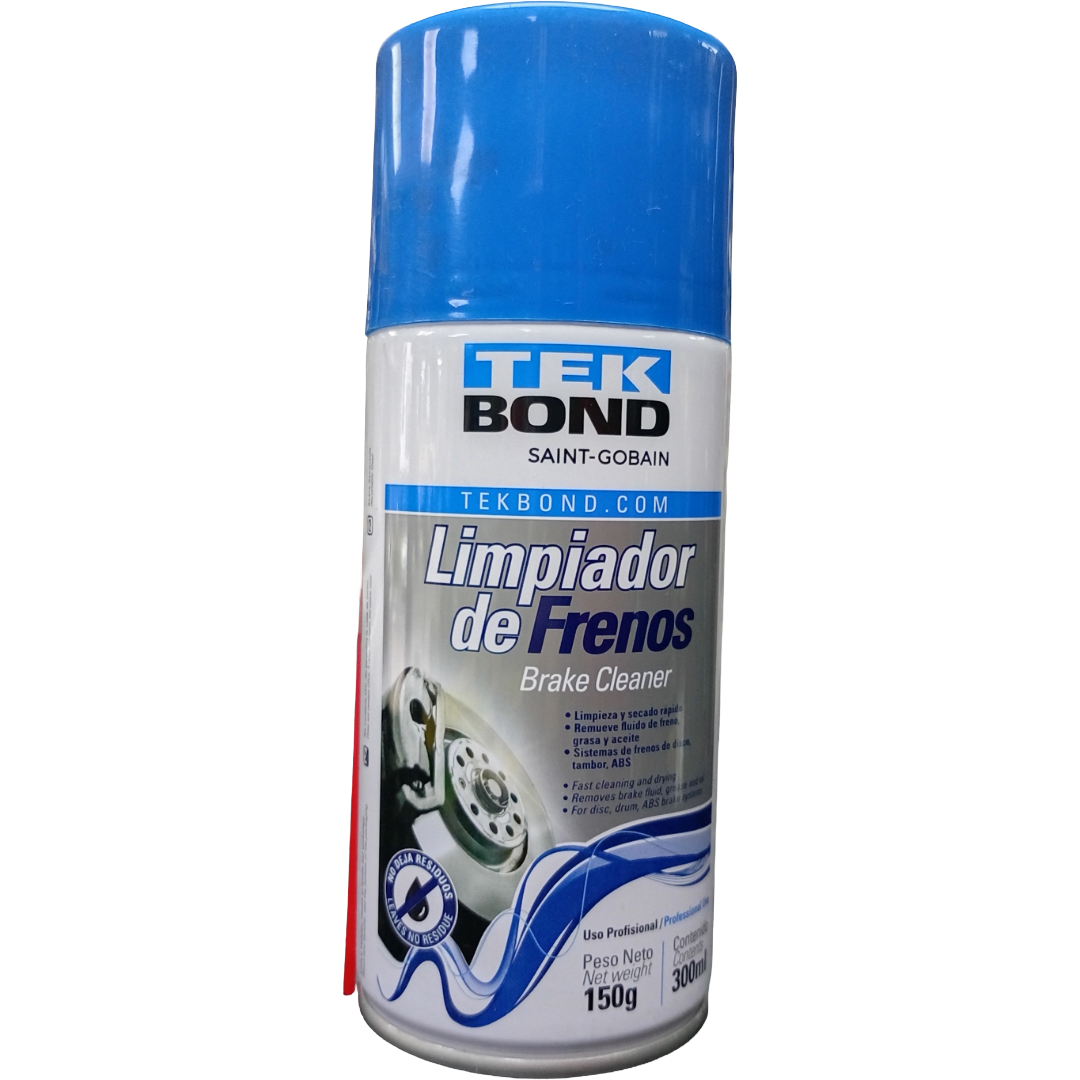 limpiador de frenos 300ml tekbond limpiador de frenos 300ml tekbond