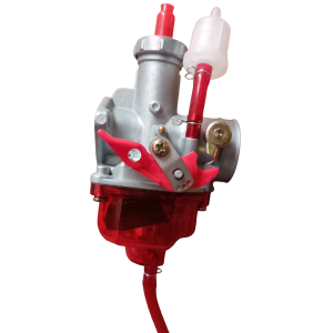 carburador transparente cg150 pz 27 rojo xuri premium