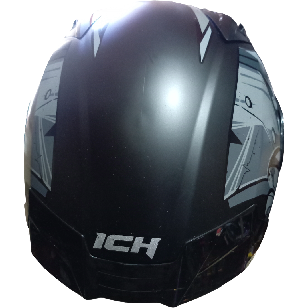 casco abatible 3120dv negr.gris osc. visor smoke l casco abatible 3120dv negr.gris osc. visor smoke l