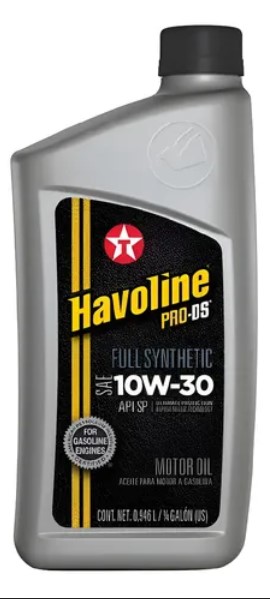 aceite pro ds full sintetico 10w30 lt havoline aceite pro ds full sintetico 10w30 lt havoline